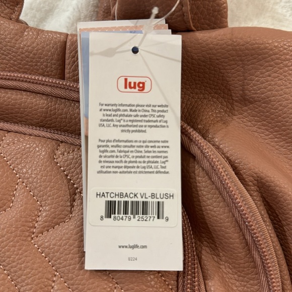 NWT Lug VL Hatchback backpack in Blush with bonus matching Metro - Picture 2 of 11